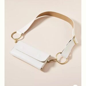 Anthropologie Siri belt bag- WHITE